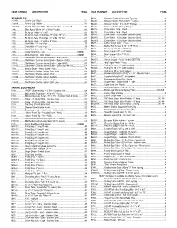 Alphanumeric Index