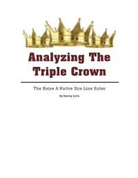 Analyzing the Triple Crown