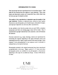 Information to Users
