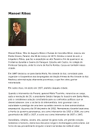 Manoel Ribas