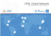CIFAL Global Network > Directors 40 Table of Contents