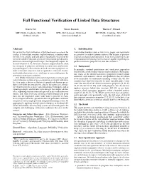 Full Functional Verification of Linked Data Structures