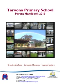 Taroona Primary School Values Matrix