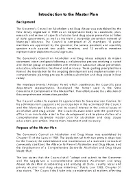 Introduction to the Master Plan