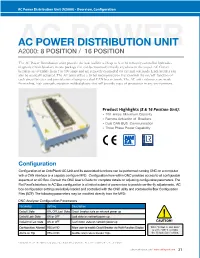 Octoplex G1-Series AC Power Distribution Unit