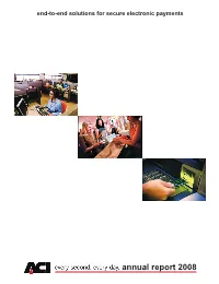 Annual Report 2008 W O R L D W I D E Fellow Shareholders
