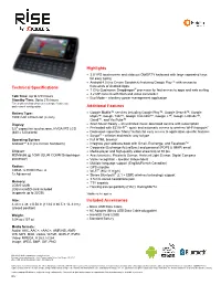 Public Mobile Spec Sheet