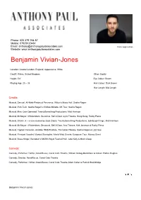 Benjamin Vivian-Jones