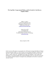 C:\D\Attach2005\The Gag Rule V12.Wpd