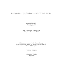 Forms of Frustration: Unrest and Unfulfillment in American Literature After 1934