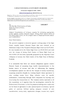 Hemant Gupta- Complaint to Collegium 28.02.17[4997]