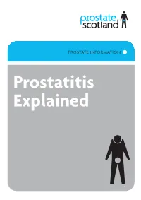 Prostatitis Explained Prostatitis