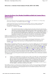 Queering the Slayer-Text: Reading Possibilities in Buffy the Vampire Slayer - Rebecca Beirne