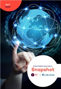Snapshot an Extraordinary Shift in Media Behaviour Patterns During an Extraordinary Time