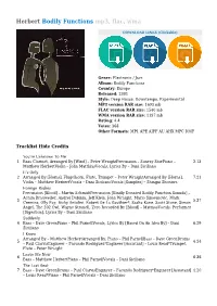 Herbert Bodily Functions Mp3, Flac, Wma