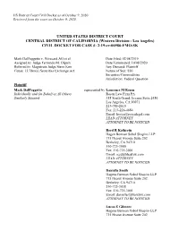 Mark Dalpoggetto, Et Al. V. Wirecard AG, Et Al. 19-CV-00986-U.S. District Court Civil Docket