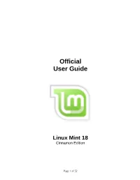 Official User's Guide
