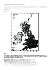 Tephritid Flies Recording Scheme June 2020