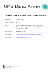 Baltimore1876-1877.Pdf