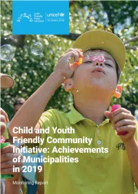 Child and Youth Friendly Community Initiative – Monitoring Report