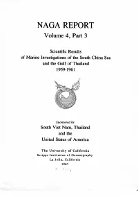 NAGA REPORT Volume 4, Part 3