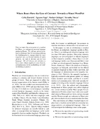 Where Bears Have the Eyes of Currant: Towards a Mansi Wordnet