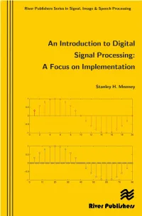 An Introduction to Digital Signal Processing