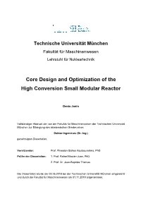 Core Design and Optimization of the High Conversion Small Modular Reactor