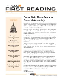 Dems Gain More Seats in General Assembly