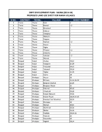 Village and Sheet Number.Xlsx