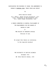 Confiscating the Proceeds of Crime: the Amendments