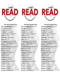 October 2019 Reading List.Pub