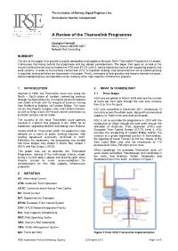 A Review of the Thameslink Programme