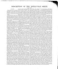 Description of the Estillville Sheet