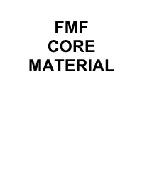 Enlisted FMF CORE Material