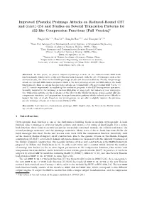 Preimage Attacks on Reduced-Round GOST and Grøstl-256 and Studies on Several Truncation Patterns for AES-Like Compression Functions (Full Version)?