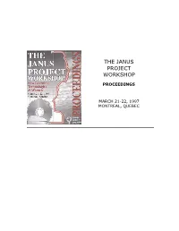 The Janus Project Workshop