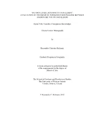 Thesis Format: Monograph)