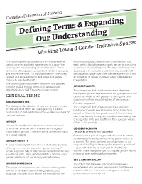 Defining Terms & Expanding Our Understanding