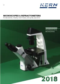 Microscopes & Refractometers