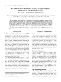 The W Chromosome Detection in Several Lepidopteran Species by Genomic in Situ Hybridization (GISH)