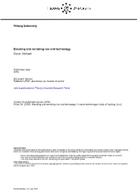 Tilburg University Breaking and Remaking Law and Technology Dizon