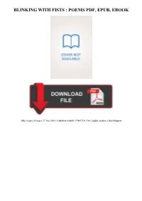 Blinking with Fists : Poems Pdf, Epub, Ebook