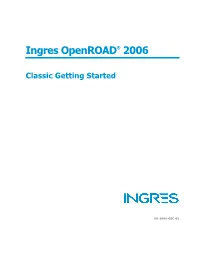 Classic Getting Started