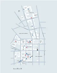 Self-Guided Tour Highlights in Red; Tour Time Varies from 1 to 2 Hours