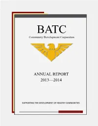 BATC CDC Annual Report 2013-2014