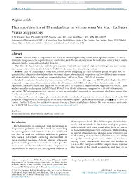 Pharmacokinetics of Phenobarbital in Microenema Via Macy Catheter Versus Suppository Y
