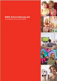 DSG Internationalplc Annualreport and a Ccounts 2006/07 Annual