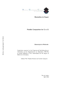 Flexible Composition for C++11