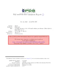 Full Wwpdb EM Validation Report I